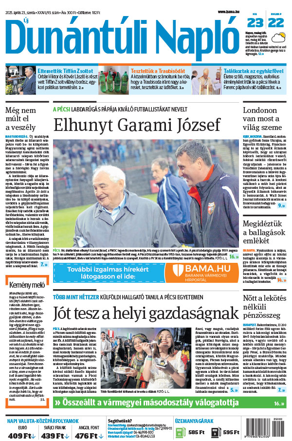 Lapszám: 2025.04.23.