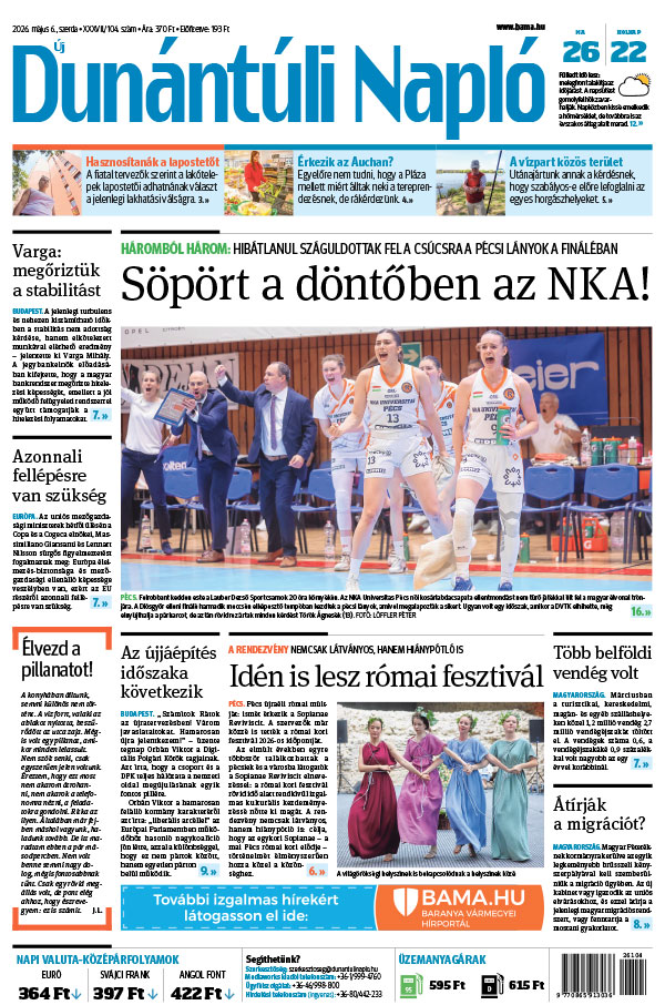 Lapszám: 2026. 05. 06.
