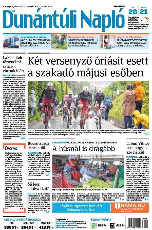 Lapszám: 2026. 05. 18.