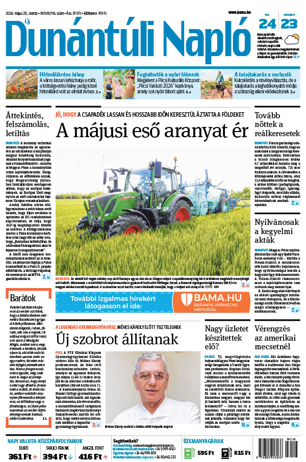 Lapszám: 2026. 05. 20.