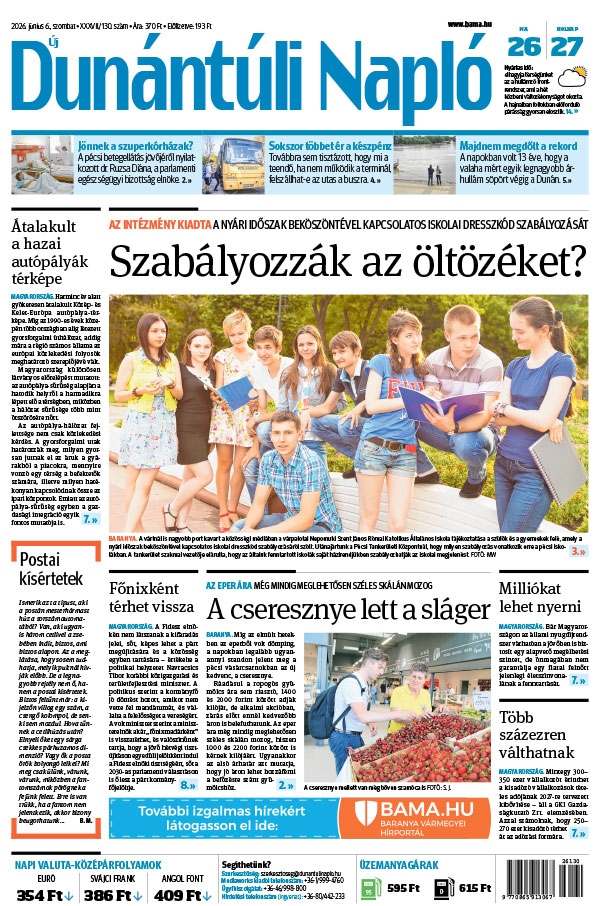 Lapszám: 2026. 06. 06.