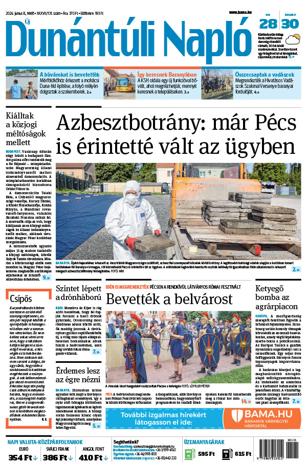 Lapszám: 2026. 06. 08.