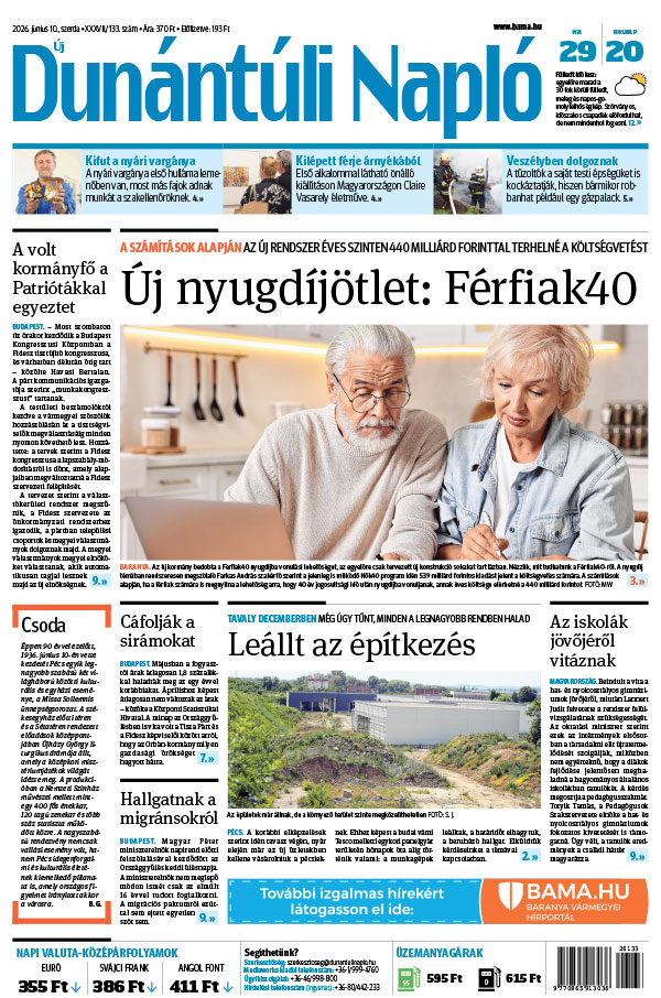 Lapszám: 2026. 06. 10.