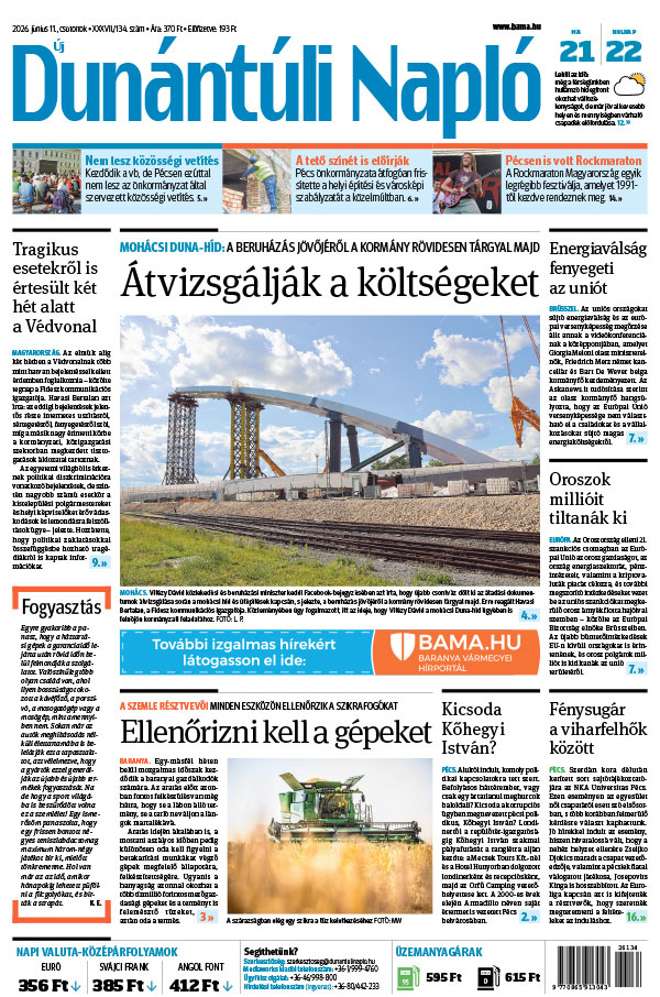 Lapszám: 2026. 06. 11.